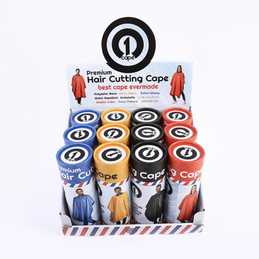 Premium Hair Cutting Cape - 12 pcs display