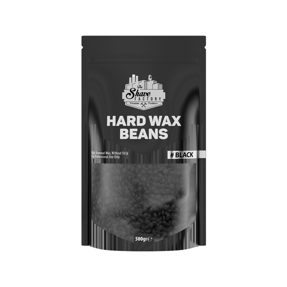 Hard Wax Beans Black 500g The Shave Factory