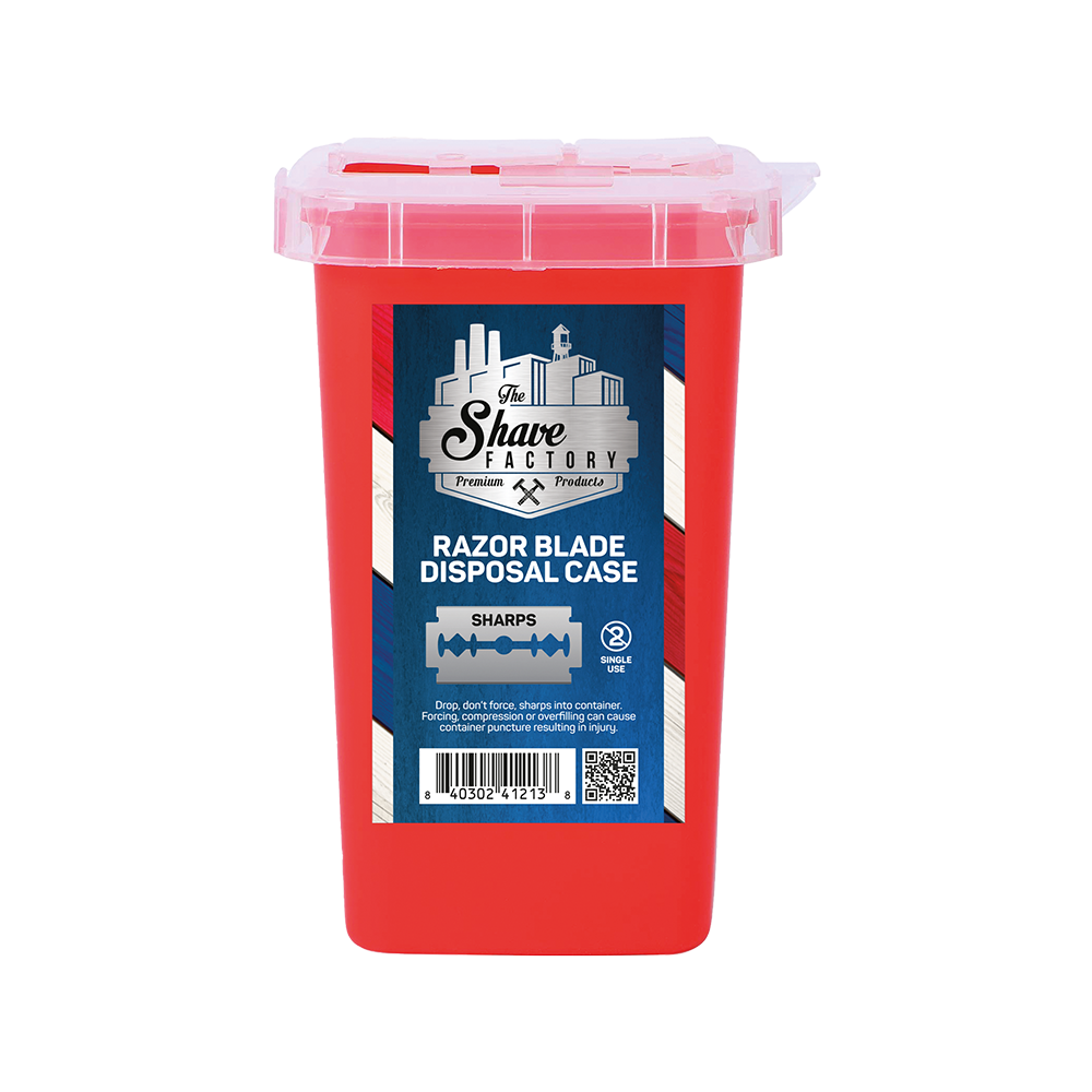 Home Razorblade Container Disposal Razor Blade Disposal Case – The Shave Factory