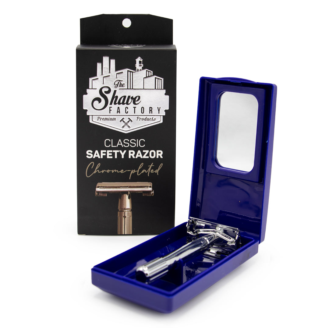 10 Rupees Razor Safety Razor with 10 Blades – The Shave Factory