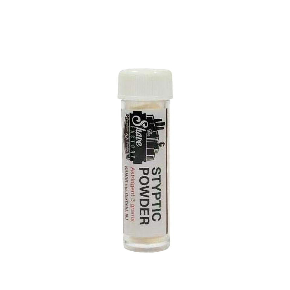 Neck Relief Styptic Powder 3g – The Shave Factory